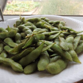 我が家の枝豆の茹で方